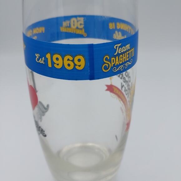 The Old Spaghetti Factory Glass Tumbler Cup 50th Anniversary 2019 - Picture 3 of 4